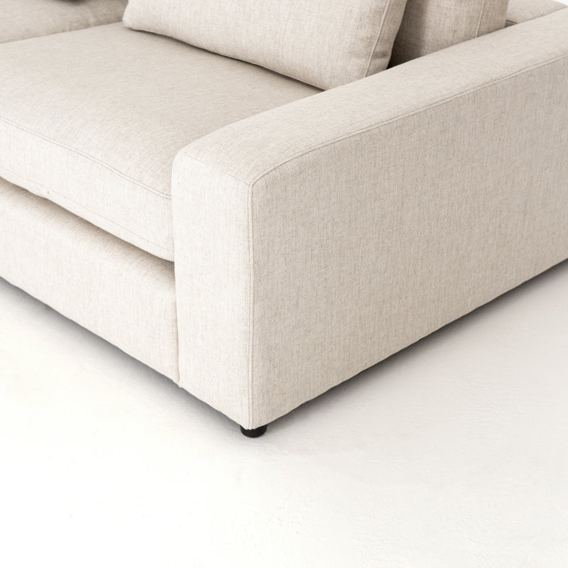 Bloor 5-Piece Sectional, 33" H x 170" W x 131" D, Left Arm Facing,  Clairmont Ivory