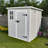 Versatile Outdoor Resin Storage Shed with Advanced Features for All Weather