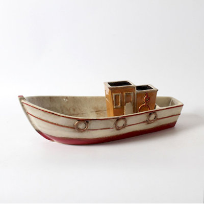 Sculpture bateau Hagan