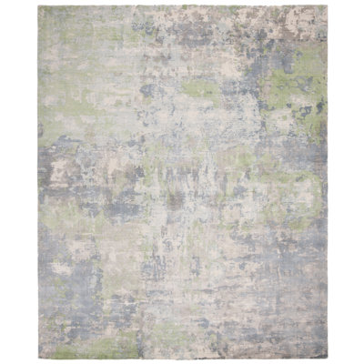 Mcelroy Handmade Flatweave Grey Area Rug