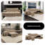Canapé modulaire rembourré 3 pièces Alfarata