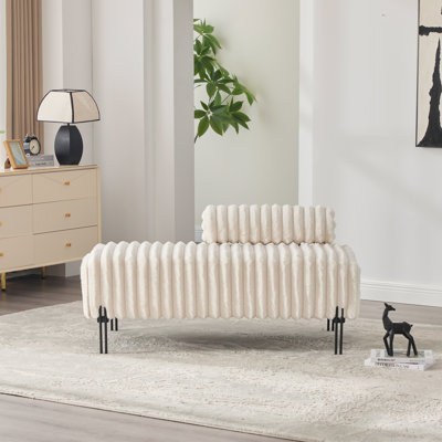 49.6" W Upholstered Bench