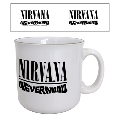 Nirvana - Nevermind-Logo 20oz. Camper Mug