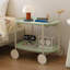 Lune chariot de rangement (vert) Nordic Internet célébrité chariot mobile cuisine simple tablette de rangement double canapé de salon