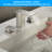 Waterfall 8 In. Widespread Double-Handle Bathroom Faucet Set 3-Holes Vanity Sink With Metal Drain-121832814