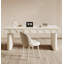 Bureau à dalle moderne et minimaliste moderne: esthétique et utilisation crème-109947070