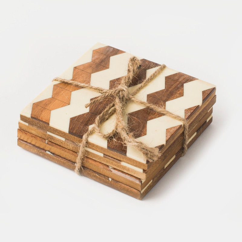 Ensemble de 4 sous-verres Marquewood