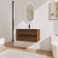 Ensemble de meuble-lavabo simple 35,92 po avec plateau en céramique Firas-847868306