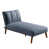 Mélange de polyester bleu marine