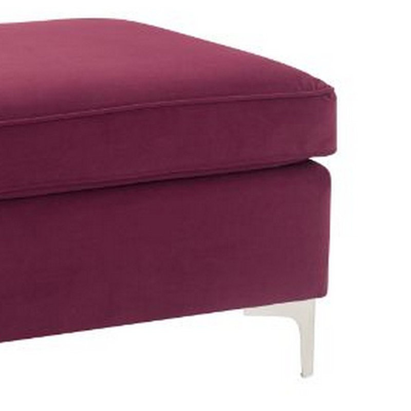 Repose-pieds Velvet, Velours rouge