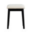 Commode et tabouret de salle de bain noir à 4 tiroirs, miroir lumineux à DEL avec capteur intelligent pour miroir de chambre à coucher-117321068