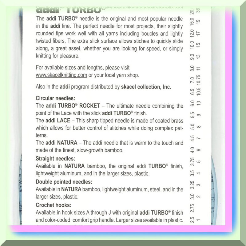 Turbo KnitPro Circular Needle US 04