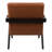 Modern Chair Fabric and Non-Woven Fabric Sturdy Wood Frame with Upholstered Padded Arms, Angled Legs, Comfortable Cushioning, Versatile Accent Seating, Sleek Contemporary Silhouette-1171548061