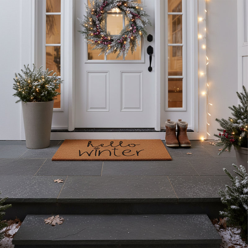 Tapis de porte intérieur / extérieur antidérapant Calloway Mills, L 24 po x L 36 po