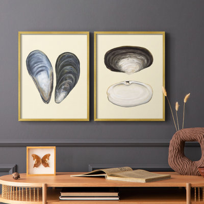 Bivalve Shells I-Premium Framed Print -Ready to Hang - No Nails Required - No Nails Required