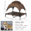 Outdoor Dog Bed Removable Canopy Pets-213483438-147870566