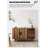 Wabi-Sabi Style Elm Multi-Functional Sideboard