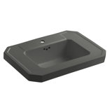 Kathryn Fireclay 27" Pedestal Bathroom Sink with Overflow