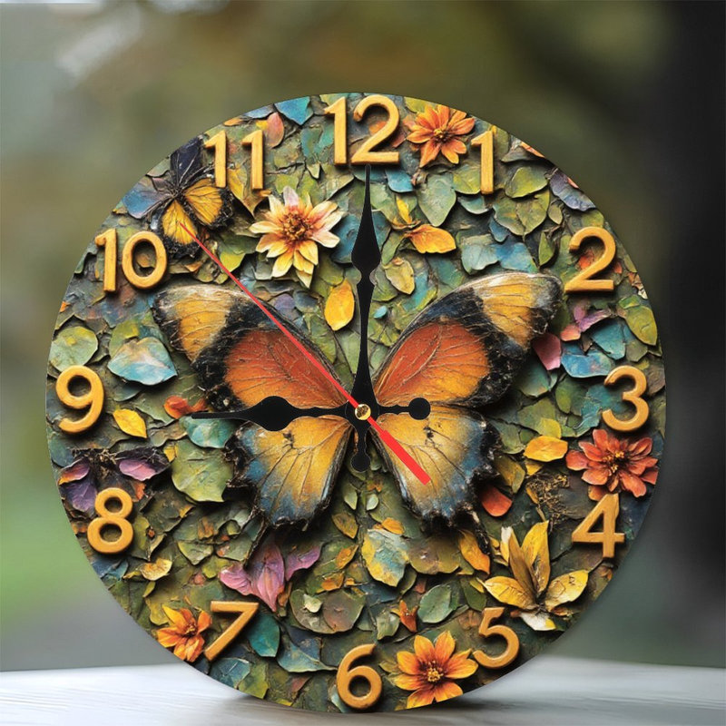 horloge papillon
