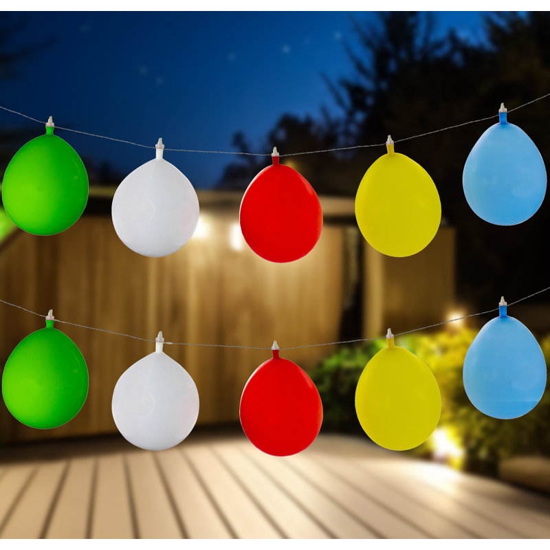10 - Bulb 120'' Battery Powered LED String Light