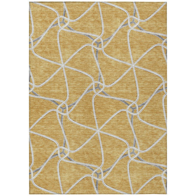  Aleg Area Rug with Non-Slip Backing