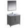 Formosa Fresca 36" Free Standing Single Sink Bathroom Vanity Set with Mirror (Faucet Not Included)