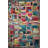 Dark-Toned Multi-Colored Mixed Shape Patterned Creative Modern Decorative Rug-347480645