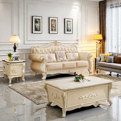 81.1'' Leather Sofa