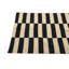 Tapis noir et blanc Noe