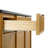 Kathryne 60" Kitchen Island with Black Quartz Countertop-116616495