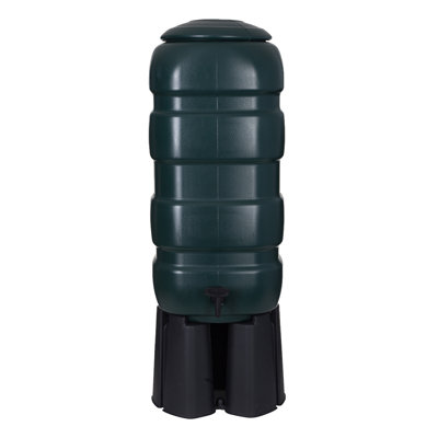 Whitefurze Weather Resistant Plastic Rain Barrel