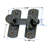 Black Brass Cabinet Flip H Latch 2" H Flush Mount Bronze Locks Renovators Supply