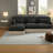 Deep Seat Modular Sofas, Chenille Leopard Modern Living Room Home
