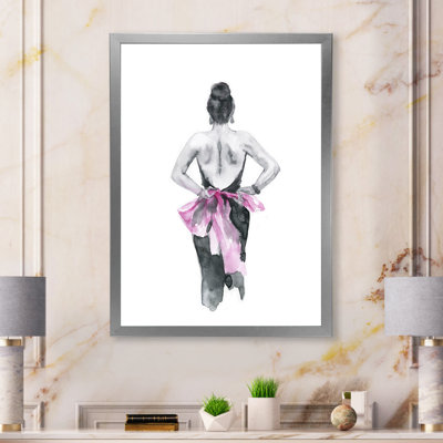 Peinture fantaisie, portrait de femme III - décoration murale sur toile glam