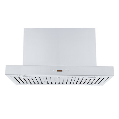PROLINE 48-inch Island Range Hood, Ducted, 1100 CFM, Stainless Steel, LED Lights, ULTRA-QUIET Blower Motor, 6 Speed, 3-Year Warranty, Dishwasher-Safe Filters