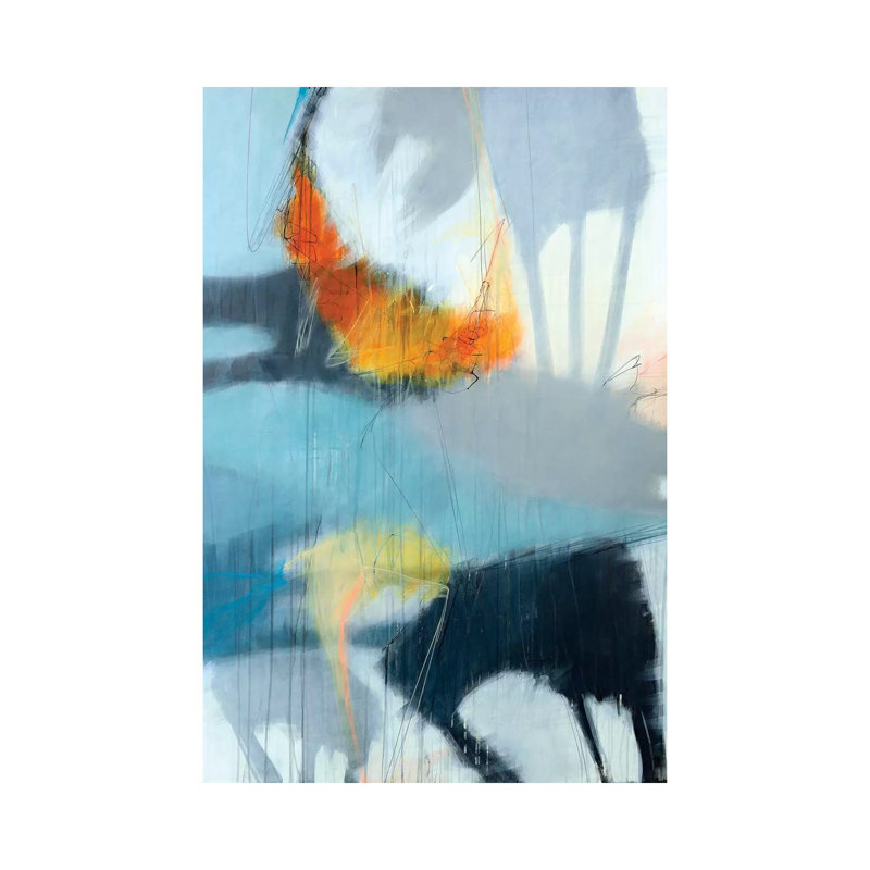 Shadows by Sidsel Brix - Wrapped Canvas Painting, 101.6 cm H x 66.04 cm W x 3.175 cm D