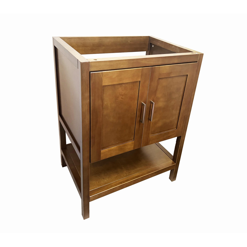 MOTEREY 24'' Single Bathroom Vanity Base Only, Brown