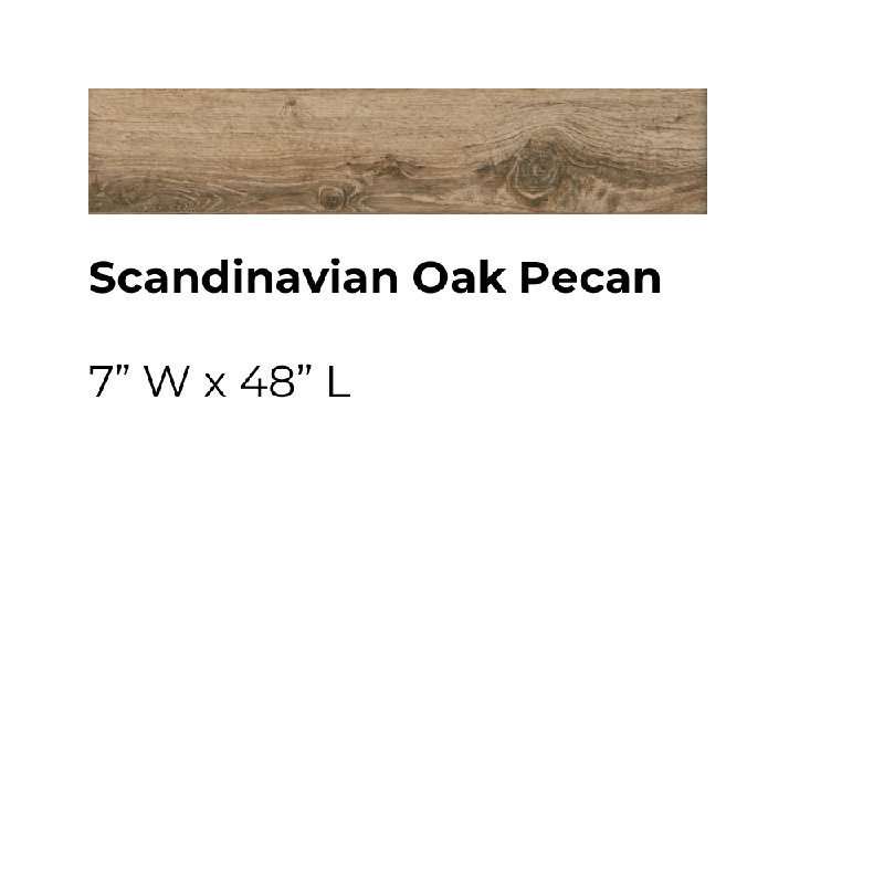 Planche en vinyle de luxe ADURA®PRO rigide en érable scandinave de 7 po x 48 po x 5 mm en pacane avec couche d'usure de 20 mil