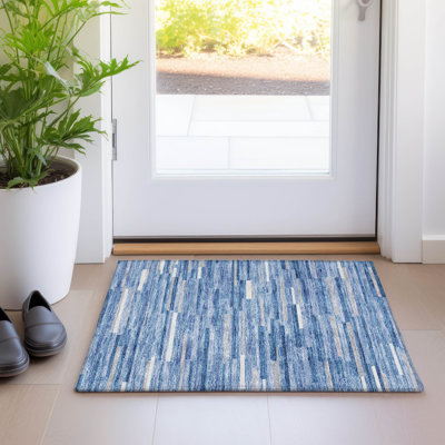 Premium Machine Washable Prisco Sky Rug