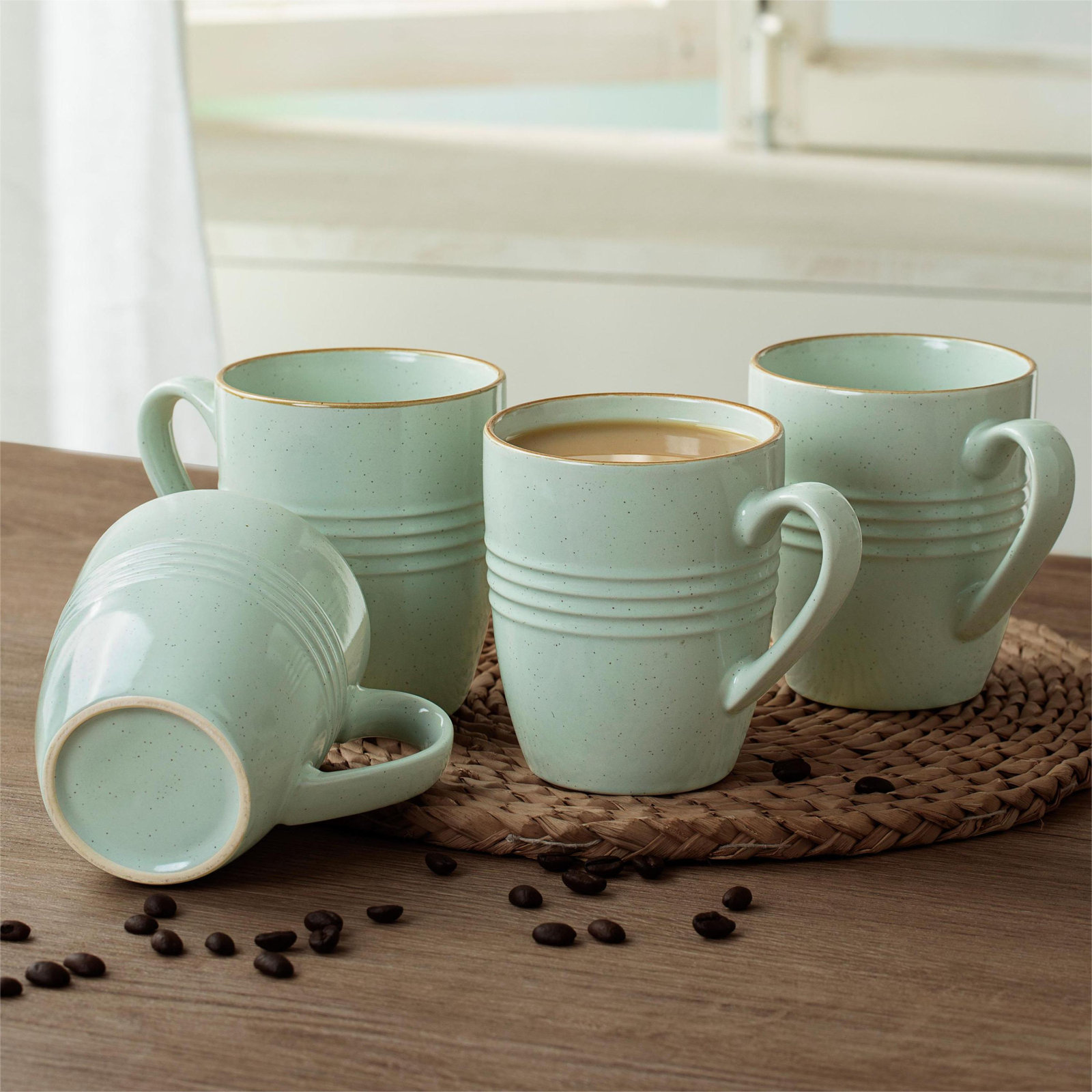 Kestwick Stoneware Mug, Light Green