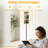  68.5" Standing Floor Lamp Beautiful seamless floral summer Dimmable Metal Pole Lamp with Linen Lampshade LED Bulb Included