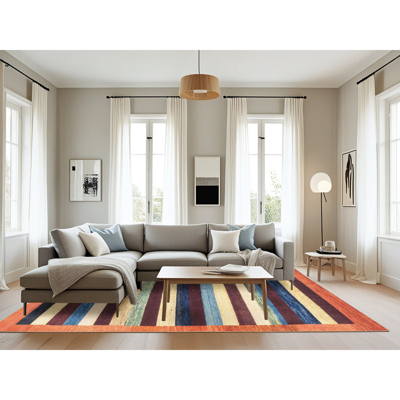 Tapis abstrait moderne 1547, Rectangle 8 pi x 10 pi