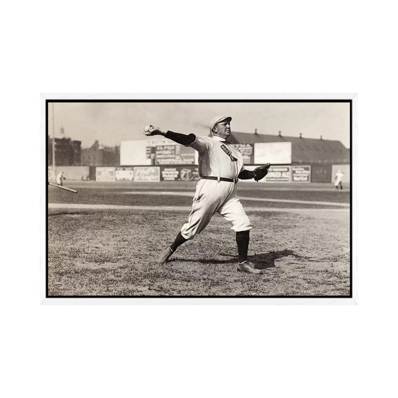 Cy Young (1867-1955) - Print on Canvas, 66.04 cm H x 45.72 cm W, White Framed