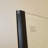 30-31.5"W X 75"H Pivot Single Swing Shower Door, Aluminium Alloy In Matte Black, 1/4" (6Mm) Thick SGCC Tempered Clear Glass.