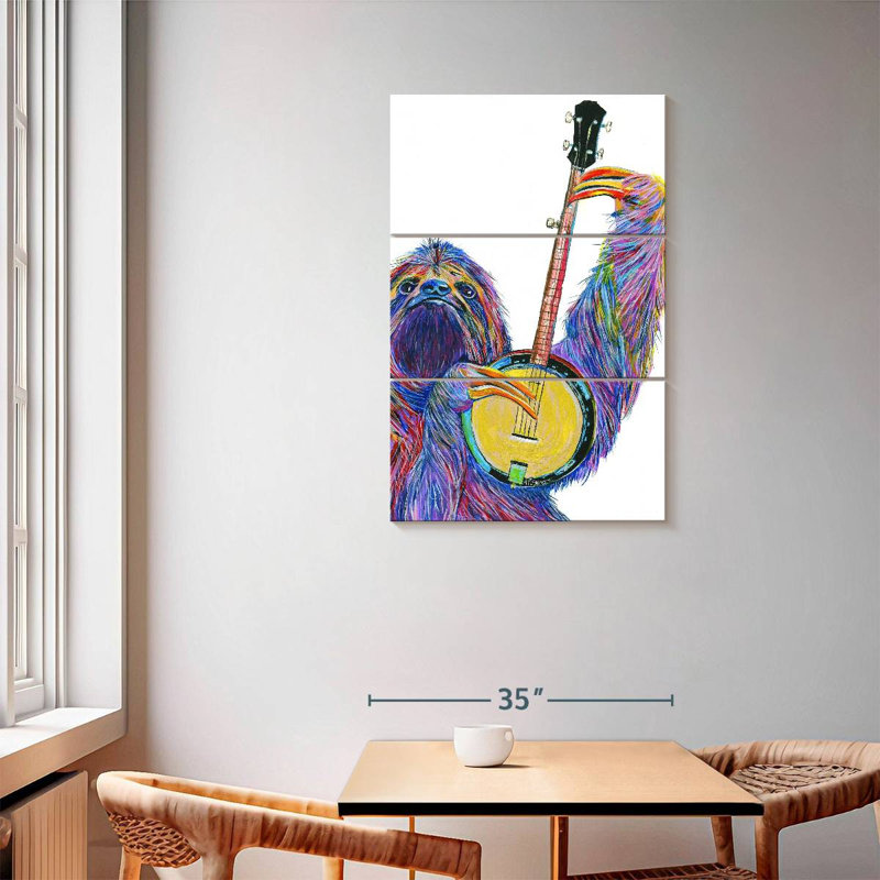 Brampt Slow Banjo, 57" H x 36" W