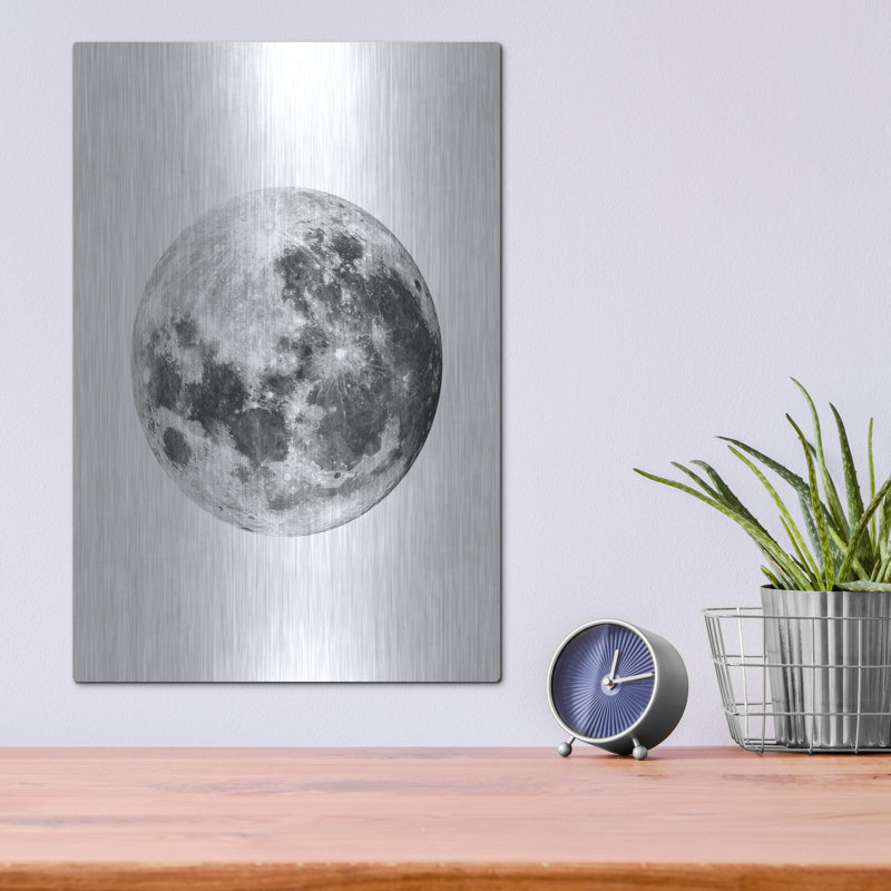 «Full Moon» par Brandon Wong, art mural, H 16 po x l 12 po