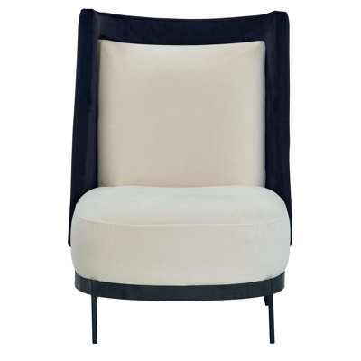 Caskey Velvet Slipper Chair