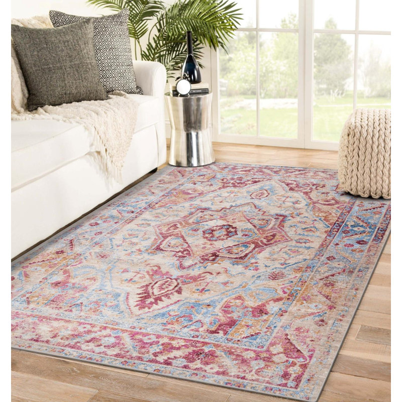 Nottingham Floral Indoor Rug, Rectangle 8'7.2" x 12'1"