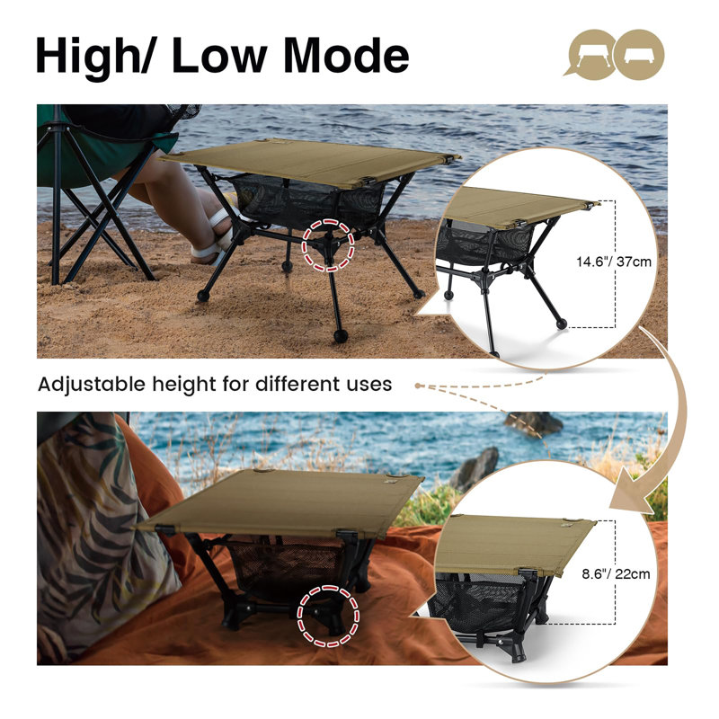 Table de camping, Brun coyote