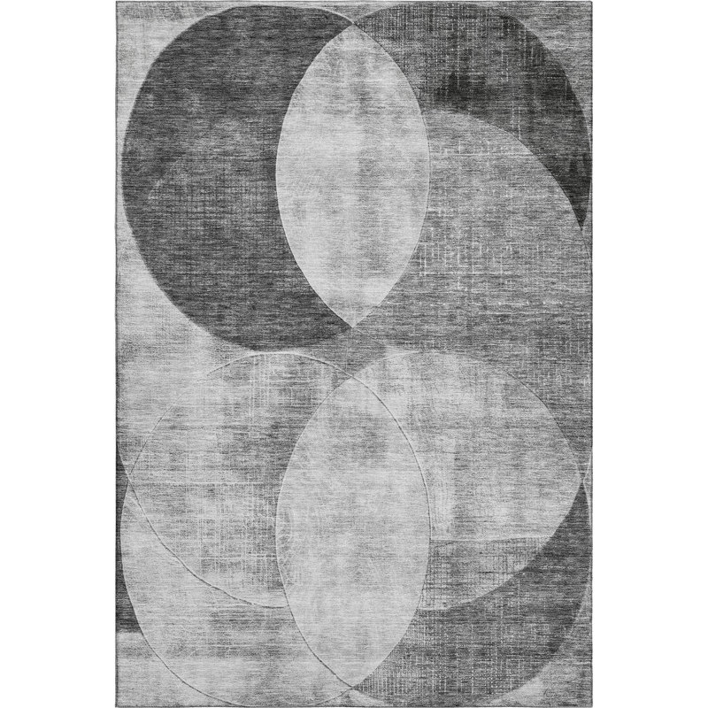 Premium Machine Washable Alves AMF1140 Geometric Rug, Rectangle 8' x 10'
